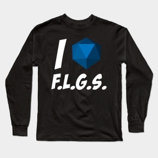 I Heart FLGS (Blue) Long Sleeve T-Shirt